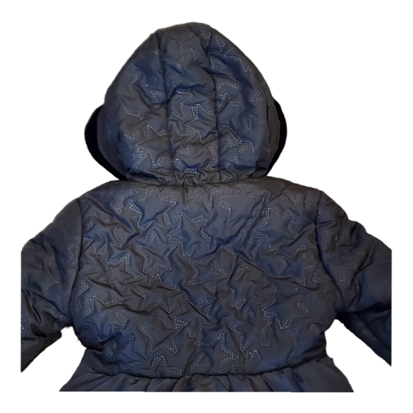 NEW Girls Rothschild Black Peplum Puffer Coat Size: 4T - Picture 7 of 10